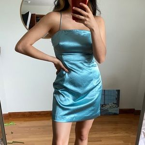 jade green/blue dress!